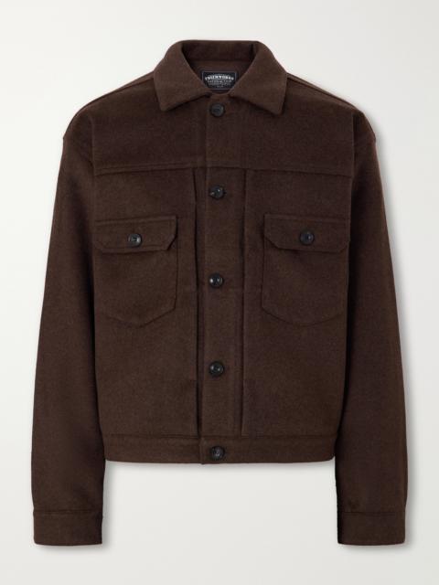 FrizmWORKS Brushed Wool-Blend Jacket