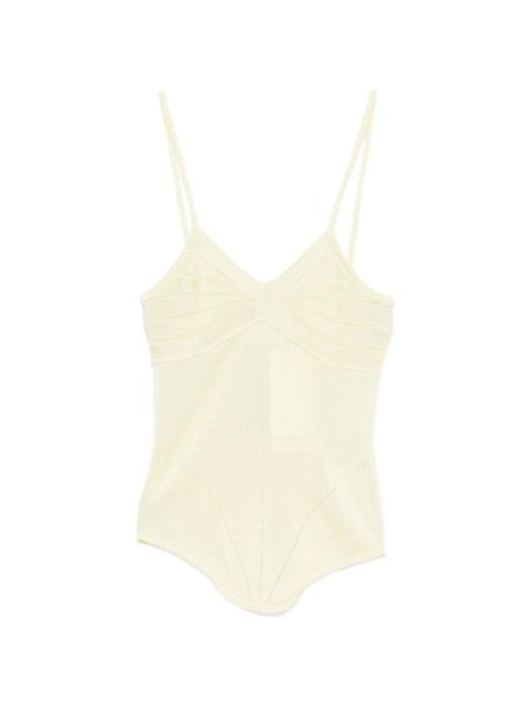 Paris Georgia Amelia stitched tank top