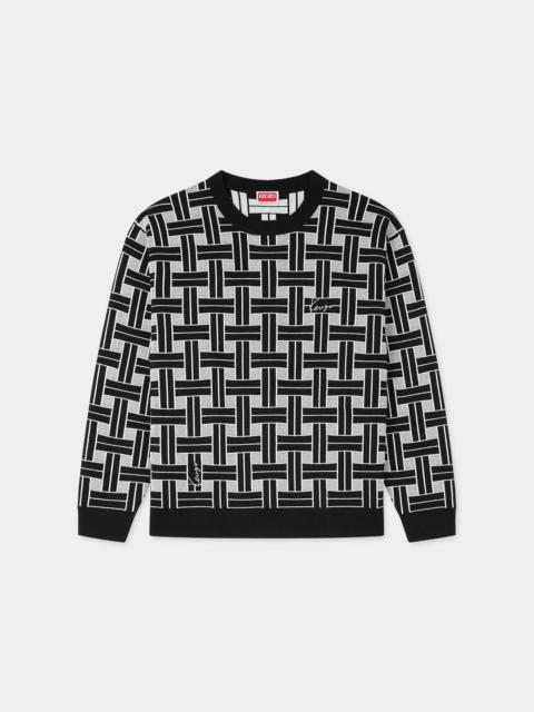 KENZO 'KENZO Weave' embroidered jumper