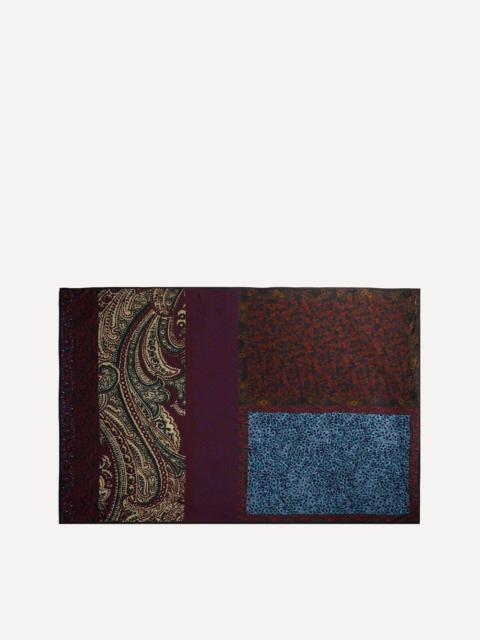 Dries Van Noten Large Flora Satin Scarf