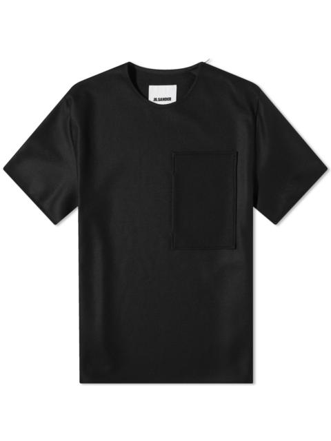 Jil Sander Patch Pocket Zip T-Shirt