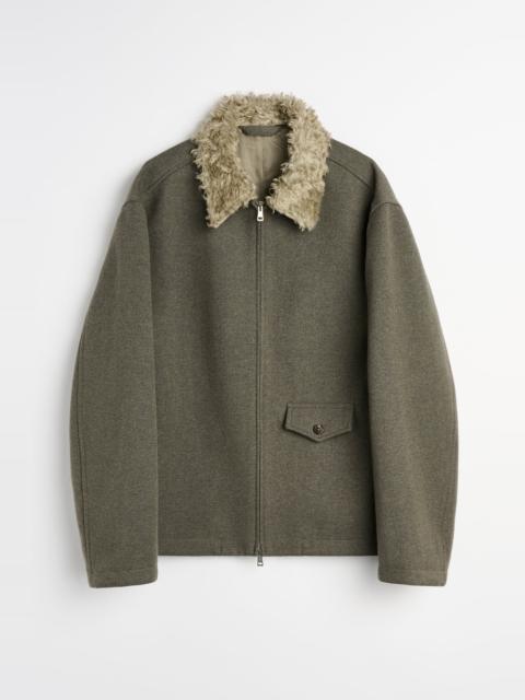 Our Legacy Evolved Jacket Night Pine Fishbone Bound Wool
