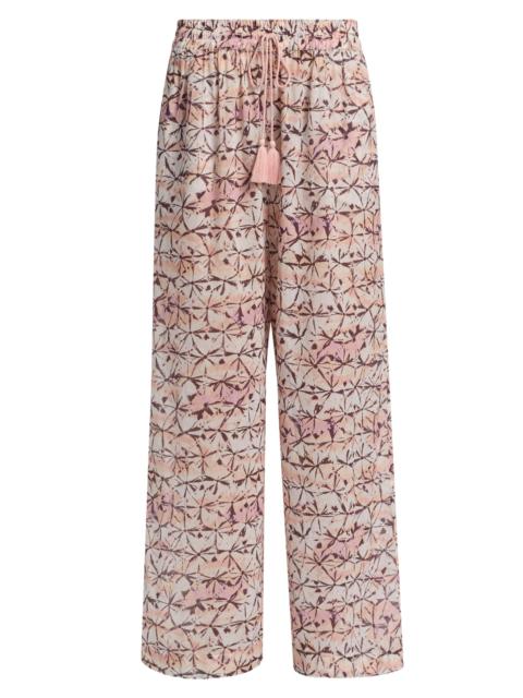 ULLA JOHNSON Women's Azra Cotton Cover-Up Pants - Amethyst