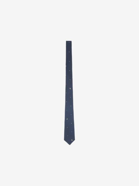 Paul Smith polka-dot rabbit-embroidered tie