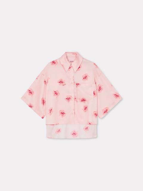 'KENZO Rose' cropped dropped shoulders shirt
