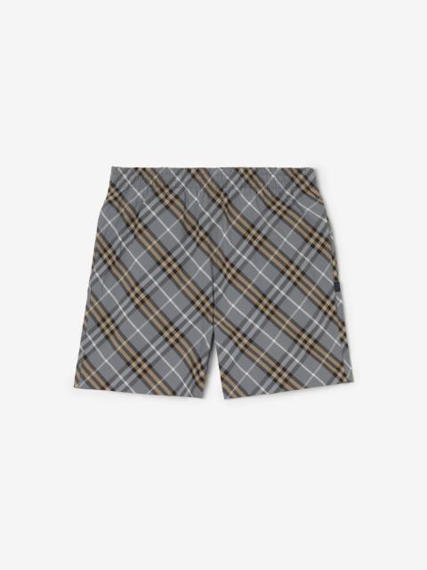 Burberry Check Swim Shorts