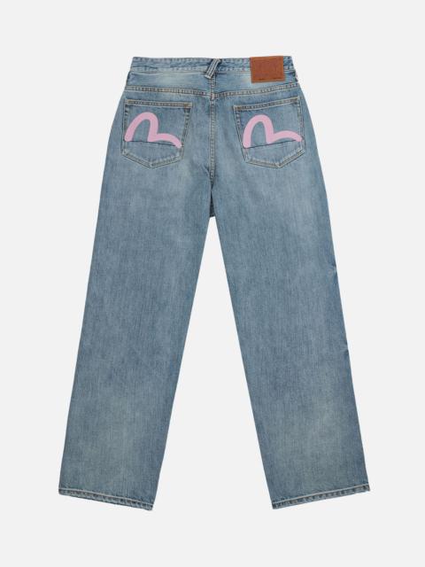 EVISU Pink Seagull Classic Relax Fit Jeans #2030
