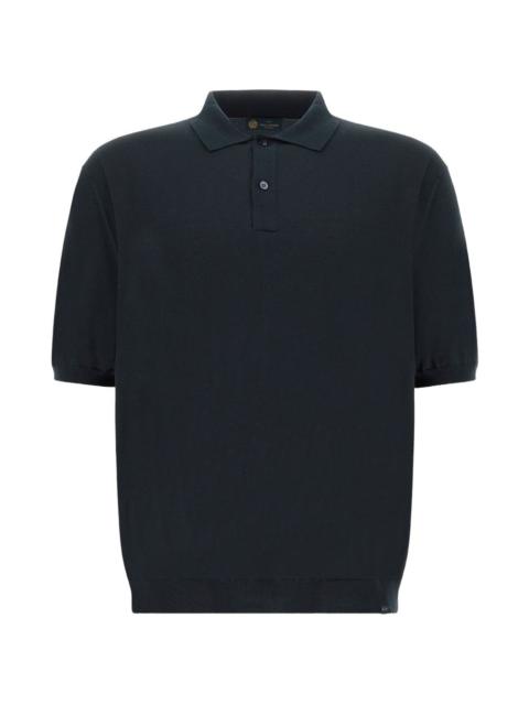Paul & Shark ribbed polo shirt