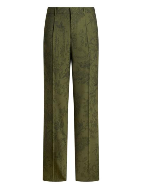 Etro jacquard trousers