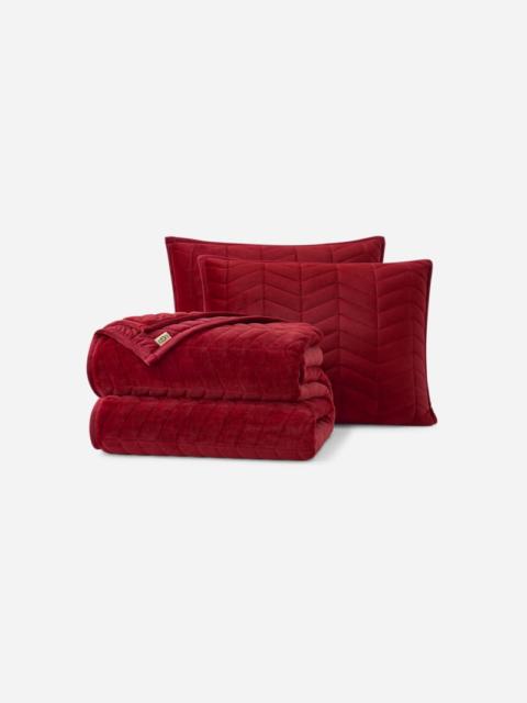 UGG ® Coco Quilt Set F/Q Bedding in Coffee Berry