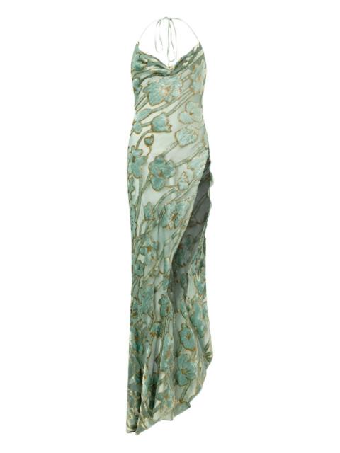 Roberto Cavalli floral-pattern asymmetrical dress