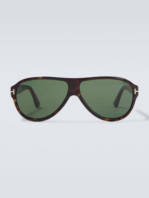 TOM FORD Samuele-02 aviator sunglasses