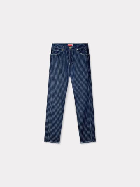 Tapered jeans in japanese denim