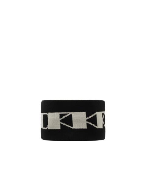 Rick Owens DRKSHDW DRKSHDW Headband in Black/Pearl