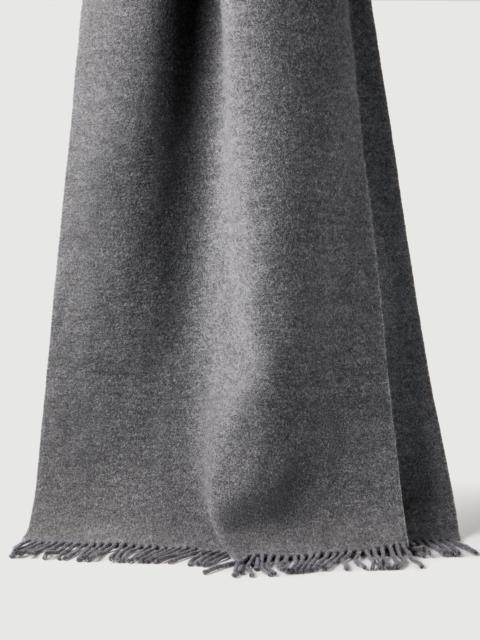 Brunello Cucinelli Hooded wool and cashmere knit scarf
