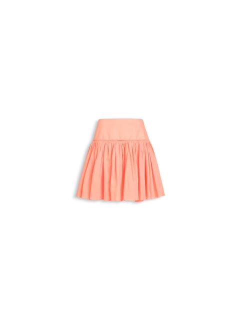 Alaïa COTTON LINEN BLEND BASQUE SKIRT