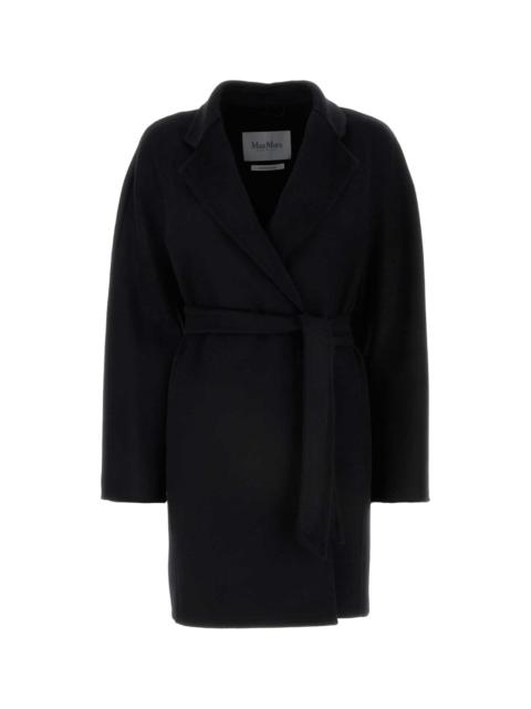 Black Cashmere Harold Coat