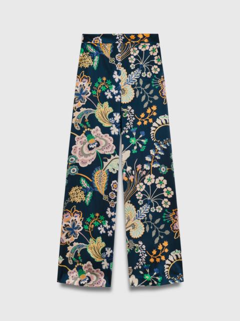 THE FOLD Arezzo Silk Trousers Made With Liberty Fabric