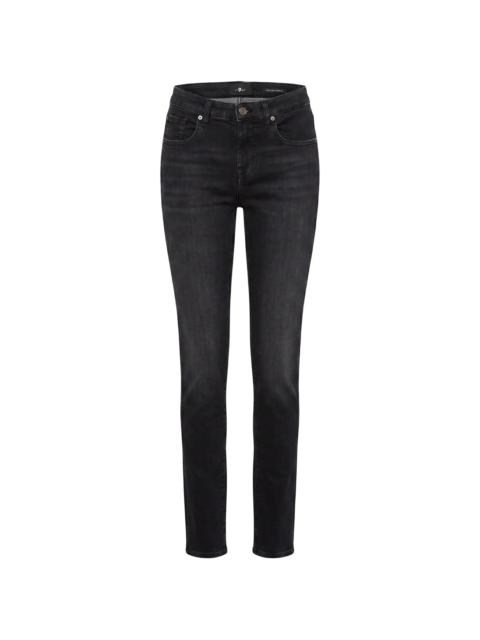 7 For All Mankind 7 For All Mankind Faded-effect Button-fastening Jeans