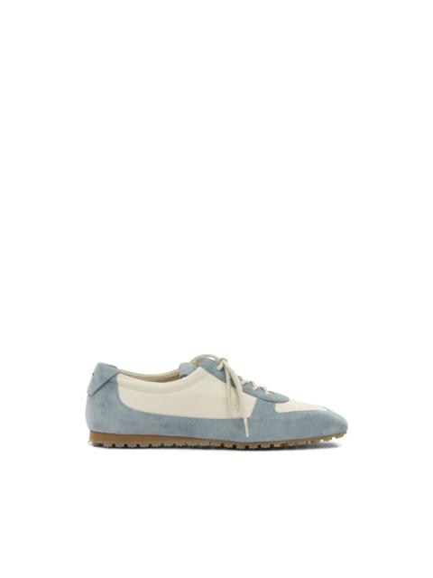 Aeyde Uma suede-panelled sneakers