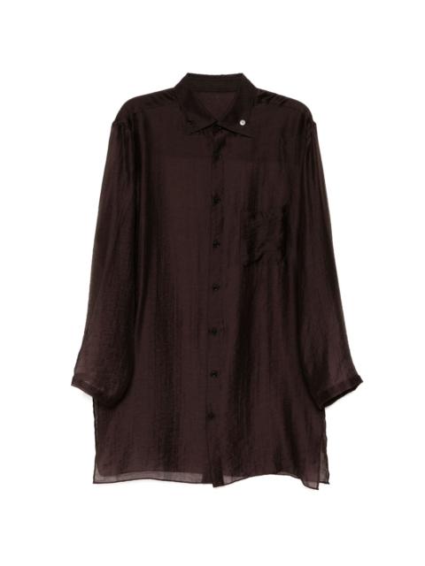 Yohji Yamamoto long-sleeved shirt