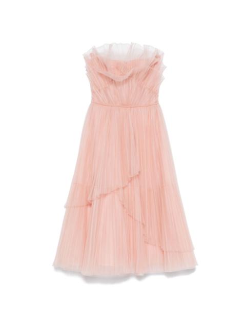 COSTARELLOS Dorea midi dress