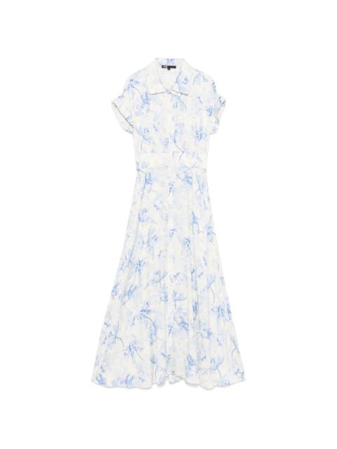 floral-print maxi dress