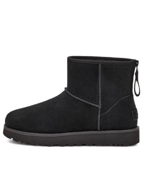 UGG (WMNS) UGG Classic Mini Logo Zip 'Black' 1122671-BLK
