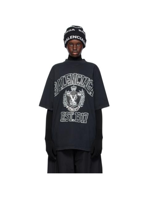 BALENCIAGA Black Distressed T-Shirt