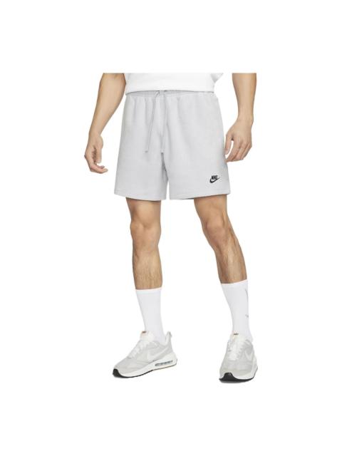 Nike Nike Club Fleece Logo Shorts 'Light Grey' DX0524-012