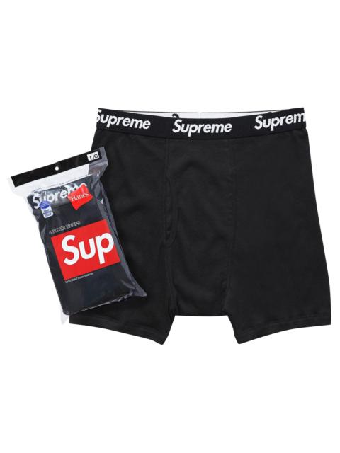 Supreme x Hanes Boxer Briefs (4 Pack) 'Black'
