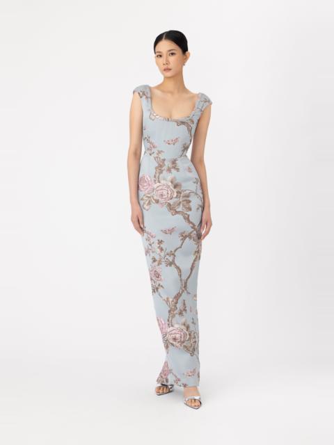 SAU LEE BROOKE BROCADE GOWN