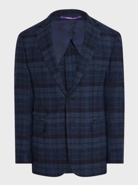 Ralph Lauren Men's Kent Hand-Tailored Plaid Sport Coat