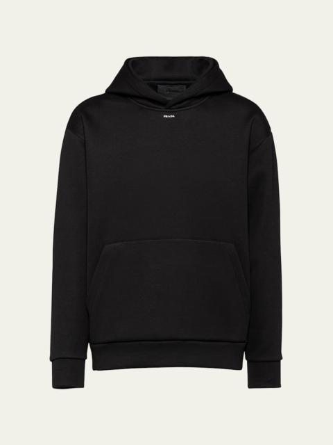 Prada Men's Cotton Logo Hoodie
