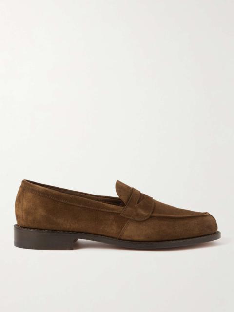 Tricker's Maine Suede Penny Loafers