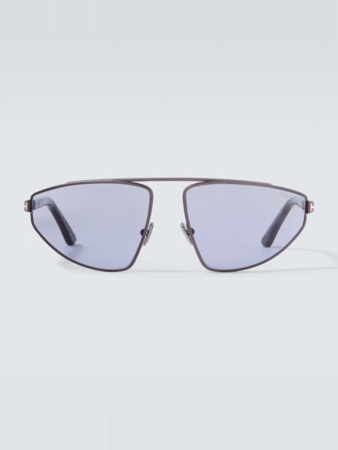 TOM FORD Parker-02 aviator sunglasses
