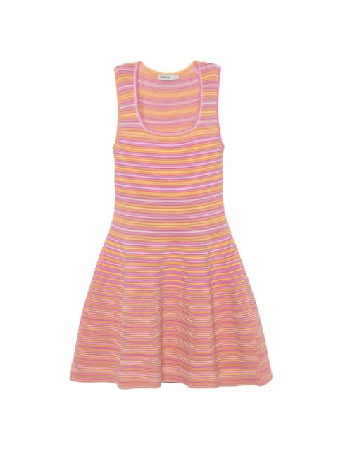 SIMKHAI Women's Cally Striped Knit Minidress - Citrus Multi