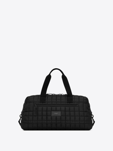 SAINT LAURENT nuxx duffle bag in quilted econyl®