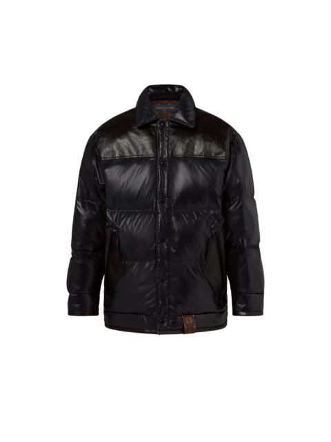 Louis Vuitton Leather Accent Puffer Jacket