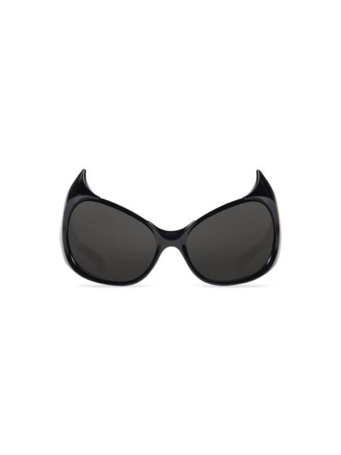 BALENCIAGA Gotham Cat Sunglasses in Black