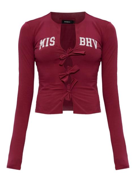 MISBHV bow-detail blouse