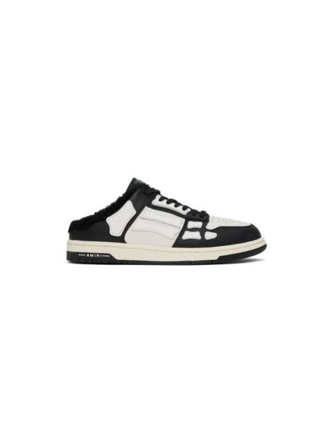 AMIRI Black & White Skeltop Mule Sneakers