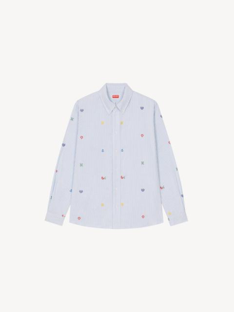 'KENZO Pixel' striped casual shirt