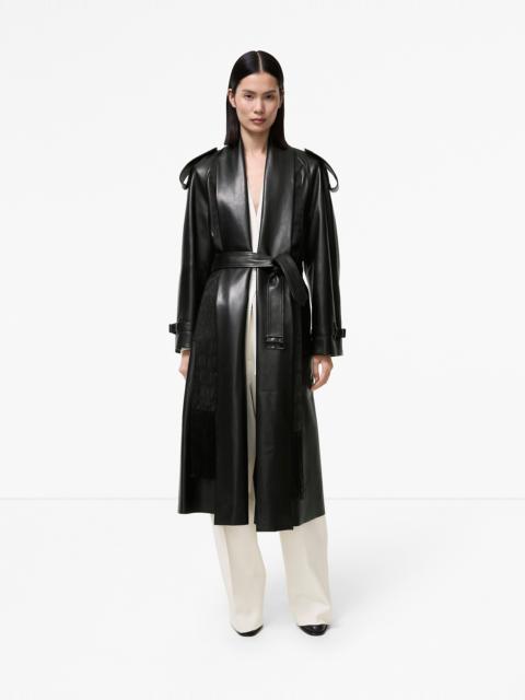 Burberry Leather Lemlair Coat
