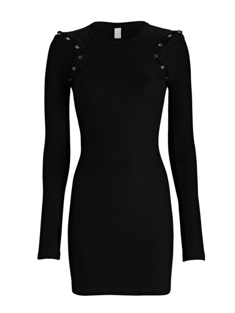 Dion Lee Hook & Eye Organic Cotton Mini Dress