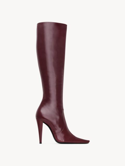 SAINT LAURENT 77 BOOTS IN SMOOTH LEATHER
