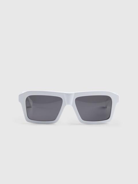 Bottega Veneta Bottega Veneta – Classic Square Sunglasses White/White/Grey