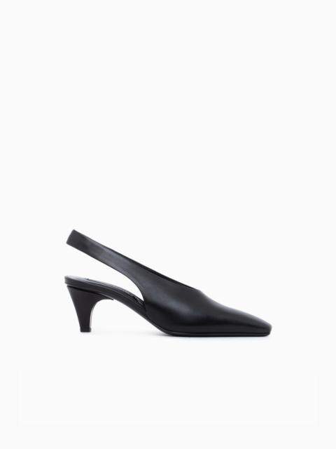 GIORGIO ARMANI DECOLLETE SHOE LEATHER LINING AND LEATHER SOLE