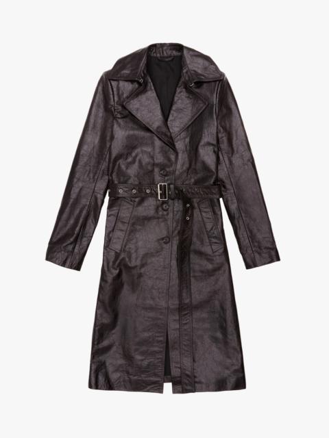 Helmut Lang LEATHER TRENCH | REVERSIBLE