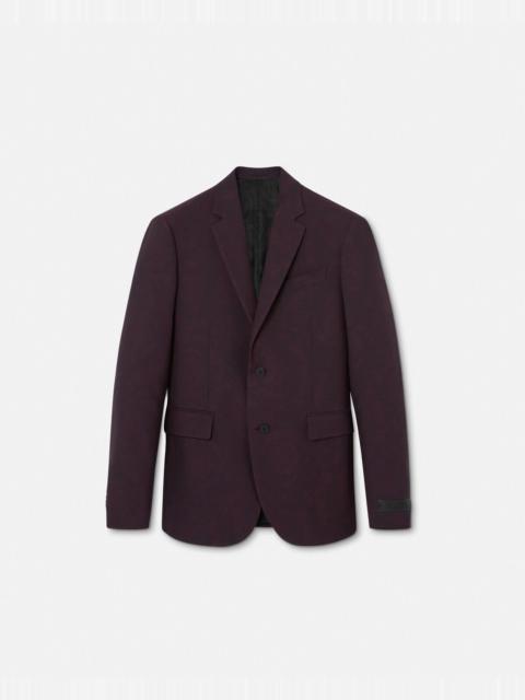 VERSACE Barocco Jacquard Single-Breasted Blazer